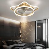 Fashionable 3-Blade Star Metal Ceiling Fan with Light Image - 17