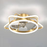 Fashionable 3-Blade Star Metal Ceiling Fan with Light Image - 4