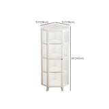 Fashionable Diamond Bamboo Corner Display Cabinets #size