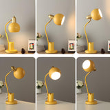 Fashionable Macaron Metal Base Modern Dome Table Lamp Image - 11