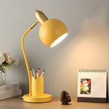 Fashionable Macaron Metal Base Modern Dome Table Lamp Image - 17