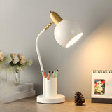 Fashionable Macaron Metal Base Modern Dome Table Lamp Image - 5