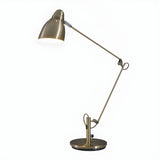 Fashional Silver Bell Shade Metal Study Table Lamp Image - 5