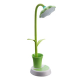 Flexible Elegant Flower Green USB LED Table Lamp Image - 7