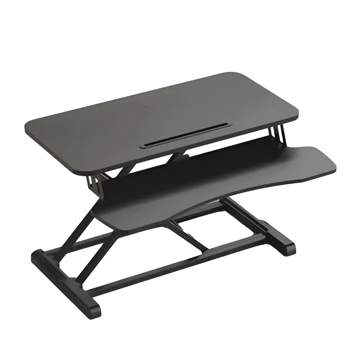 Flexible Folding Keyboard Tray Standing Desk Converter Image - 7