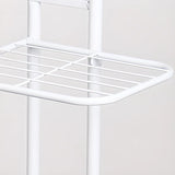 Floor Rectangle Metal Frame Holder Plant Stand White Image - 6