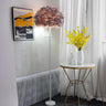 Fluffy Feather Shade Modern Tripod Metal Floor Lamp Image - 7