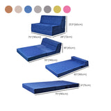 Foldable Armless Khaki King Compact Linen Standard Futon #size