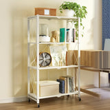 Foldable Iron Frame Microwave Shelf Baker's Rack Image - 3