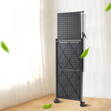 Foldable Iron Frame Microwave Shelf Baker's Rack Image - 4