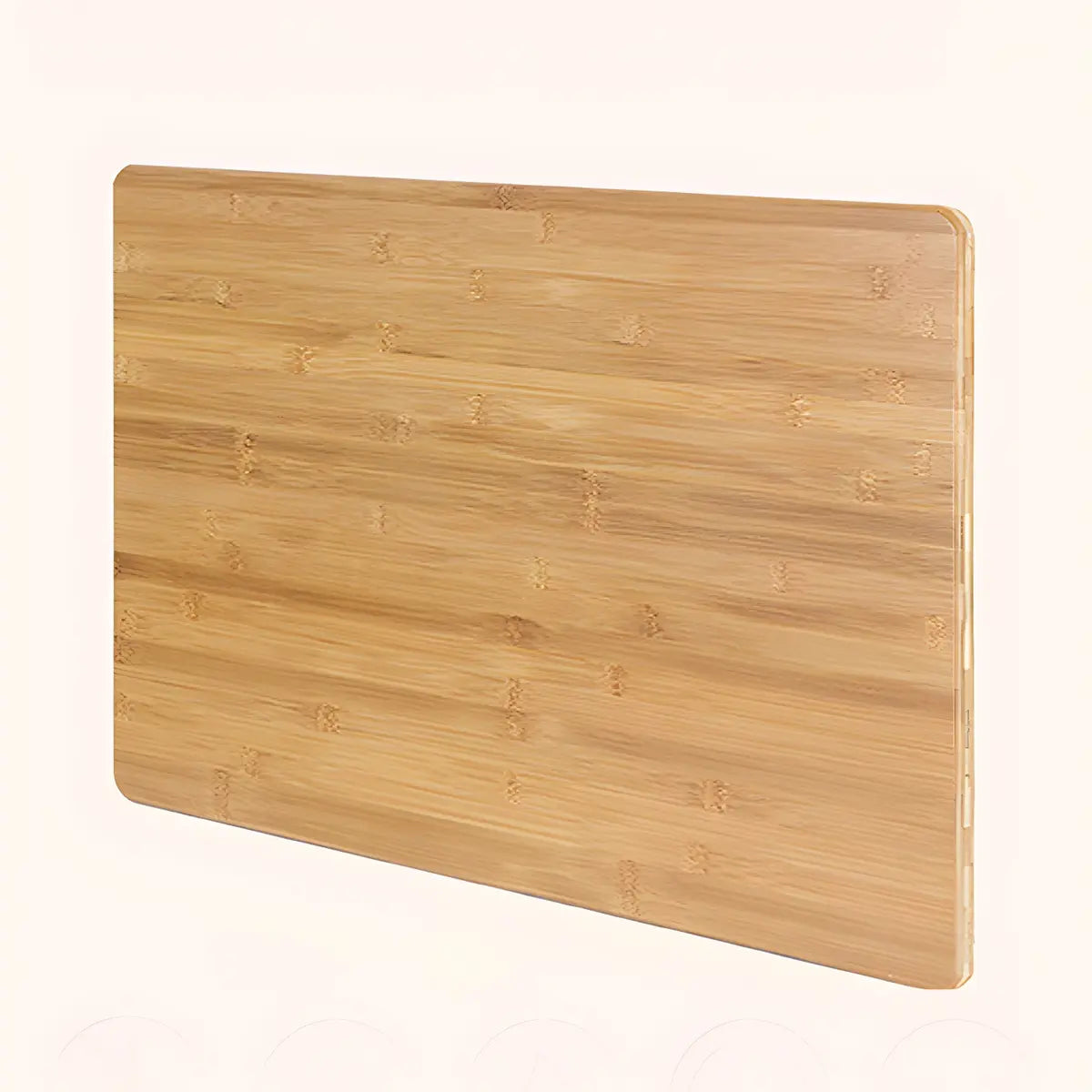 Foldable Natural Finish Wood Small H-Shape Writing Desk Image - 9