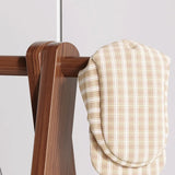 Foldable Natural Pine Open Storage Shelves Coat Rack Image - 9