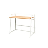 Foldable Rectangle Nut-Brown Wood H-Shape Writing Desk Image - 7