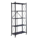 Foldable Stainless Steel Baker's Rack with Shelves Image - 6