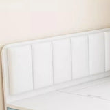 Footboard Wood Pink Queen Storage Bed with Drawers Image - 5