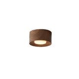 Foyer Marble Cylinder Flush Mount Ceiling Light 3-Light Image - 10