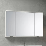 Frameless Small Rectangle White Wood Medicine Cabinet Image - 7