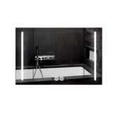 Frameless White Stainless Steel 3-Door Medicine Cabinet Image - 6