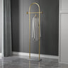 Free Standing Hooks Arch Metal Gold Entry Coat Rack Image - 1