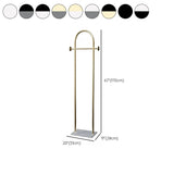 Free Standing Hooks Arch Metal Gold Entry Coat Rack #size