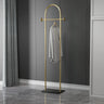 Free Standing Hooks Arch Metal Gold Entry Coat Rack Image - 3