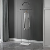 Free Standing Hooks Arch Metal Gold Entry Coat Rack Image - 8