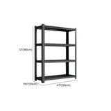 Freestanding Black Steel Heavy-Duty Garage Storage Shelves Image - 18