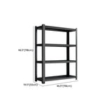 Freestanding Black Steel Heavy-Duty Garage Storage Shelves Image - 9