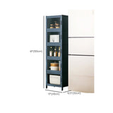 Freestanding Wood Kitchen Tall Storage China Cabinet Image - 31