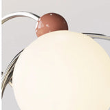 French Cream Globe Ceiling Residential 8-Bulb Chandelier Image - 14