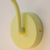 Fresh Frosted Glass Pastel Green Floral Wall Sconce Image - 6