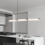 Frosted Glass 3-Light Kitchen Island Pendant Light Image - 3