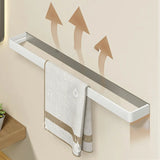 Functional Metal Gray Storage Bathroom Hardware Set Image - 22