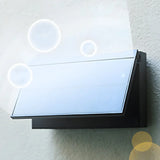 Geometric Black Acrylic Exterior Up Down Wall Lamp Image - 12