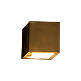 Geometric Black Acrylic Exterior Up Down Wall Lamp Image - 8