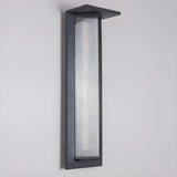 Geometric Modern Black Acrylic Exterior Wall Lamp Image - 11