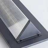 Geometric Modern Black Acrylic Exterior Wall Lamp Image - 14