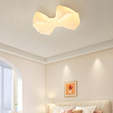 Girly Bedroom Bow-Knot LED Flush Mount Ceiling Light Image - 1