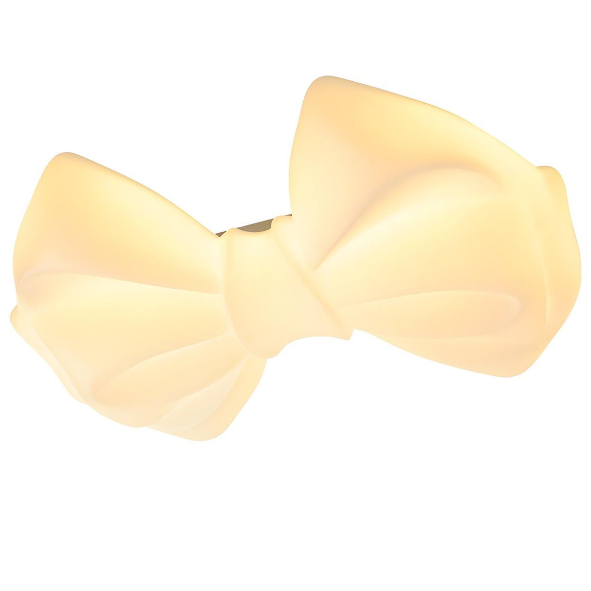 Girly Bedroom Bow-Knot LED Flush Mount Ceiling Light Image - 5