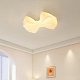 Girly Bowknot Resin LED Flush Mount Ceiling Light Image - 4