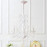 Girly Pink Crystal Nordic Clear Crystal Candle Chandelier Image - 8