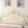 Glam Portman Tufted Queen Headboard with Nailhead Trim Image - 1