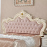 Glam Portman Tufted Queen Headboard with Nailhead Trim Image - 3