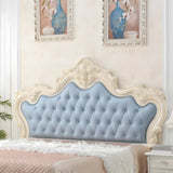 Glam Portman Tufted Queen Headboard with Nailhead Trim Image - 5