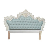 Glam Portman Tufted Queen Headboard with Nailhead Trim Image - 8