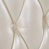 Glam White Portman Tufted Upholstered Tall Headboard Image - 14