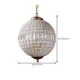 Glass Ball Chain Crystal Chandelier Adjustable Height #size