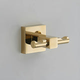 Gold Adhesive Mount Metal Storage Bathroom Hardware Set Image - 19