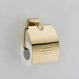 Gold Adhesive Mount Metal Storage Bathroom Hardware Set Image - 27