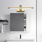 Gold Adjustable Cylinder Wall Mounted LED Vanity Light Image - 4